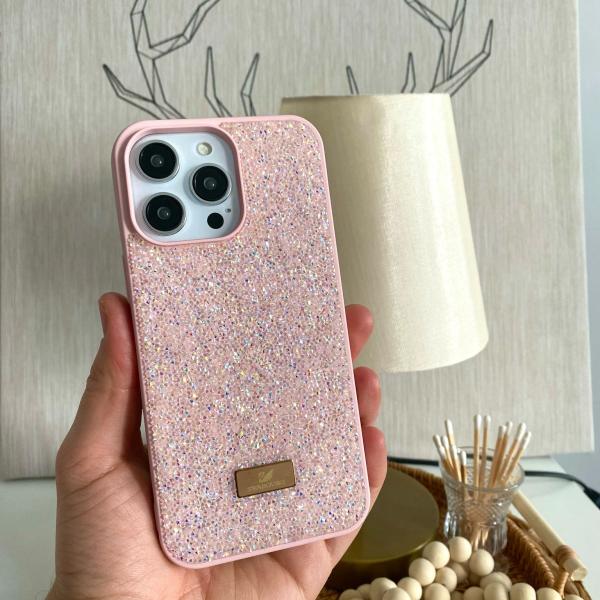 iPhone Uyumlu Premium Taşlı Şık Telefon Kılıfı