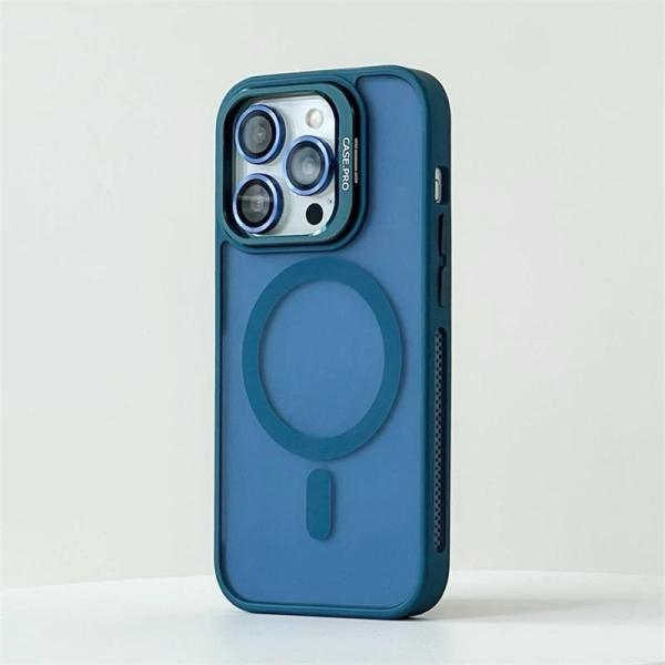 iPhone Uyumlu Lens Hediyeli Mat Magsafe Ultra Lüx Kılıf