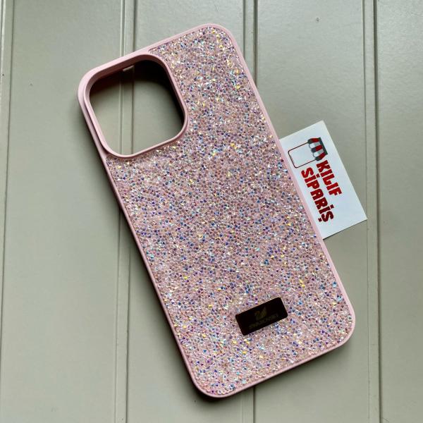 iPhone Uyumlu Premium Taşlı Şık Telefon Kılıfı