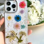 iPhone Uyumlu Renkli Papatya Canlı Çiçek Telefon Kılıf