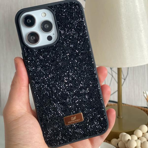 iPhone Uyumlu Premium Taşlı Şık Telefon Kılıfı
