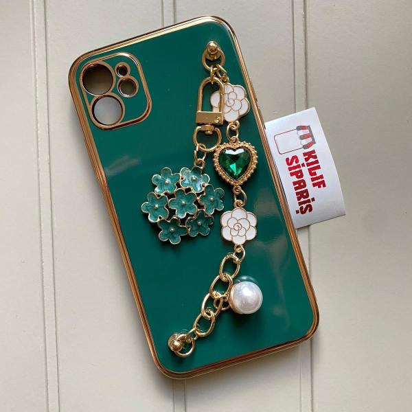 Samsung Uyumlu İnci Taşlı Kılıf