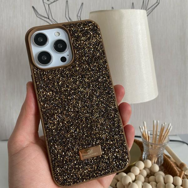 iPhone Uyumlu Premium Taşlı Şık Telefon Kılıfı